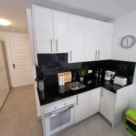 Studio No 2 Just 100 To And Sea, Large Terrace, Heated Pool, Wifi, Aircondition For A Fee Апартаменти Плайя-де-лас-Амерікас