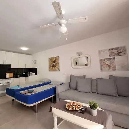 Studio No 2 Just 100 To And Sea, Large Terrace, Heated Pool, Wifi, Aircondition For A Fee Апартаменти Плайя-де-лас-Амерікас